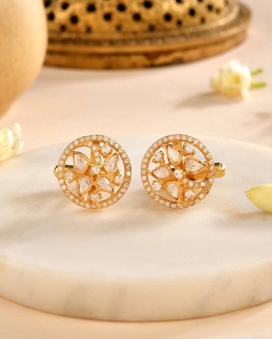 Bloom Circle Cufflink