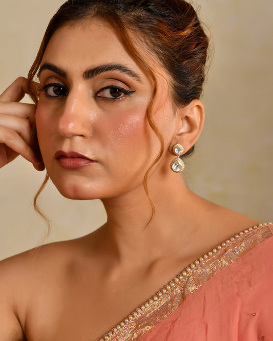 Open Polki Earring