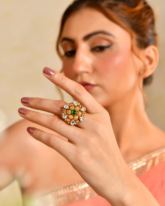 Antique Floral Ring