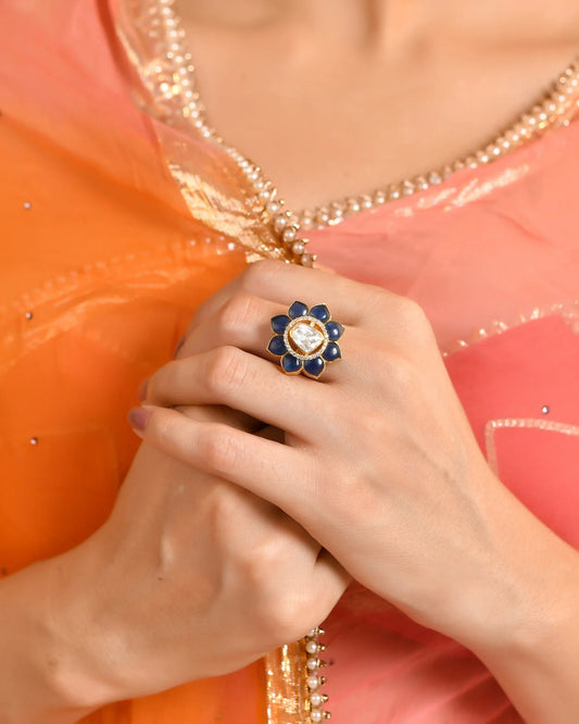 Sapphire Bloom Ring
