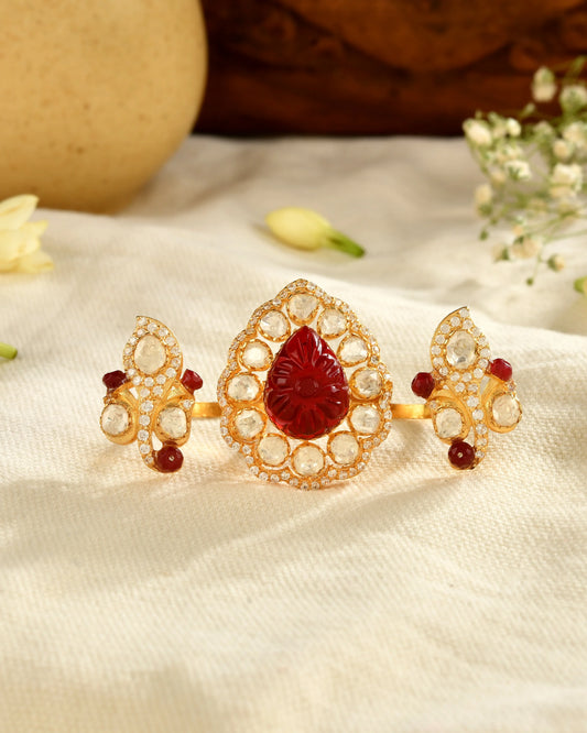 Ruby Pear Shape Ring