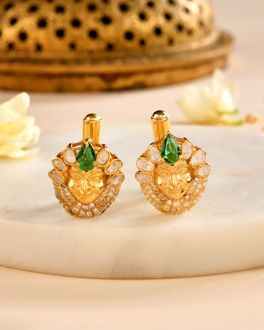 Emerald Heritage Face Cufflink