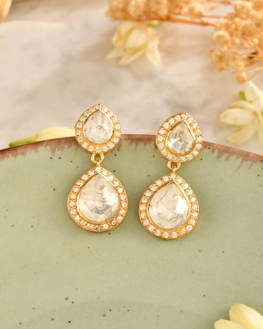 Open Polki Earring